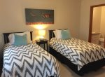 Upstairs twin bedroom